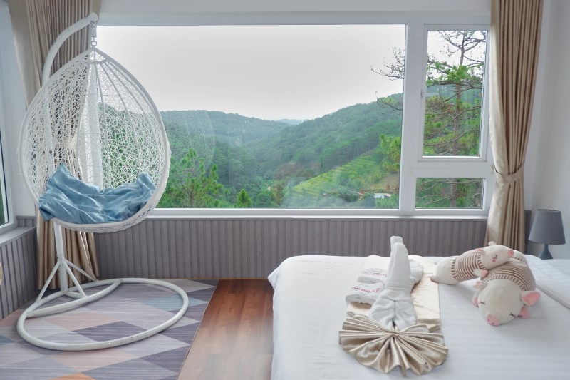 Kymi Villa Đà Lạt có máy lạnh không? Review chi tiết tiện nghi