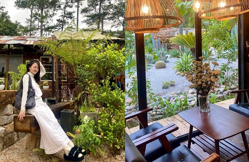 quan cafe trang tri tet dep o da lat 2