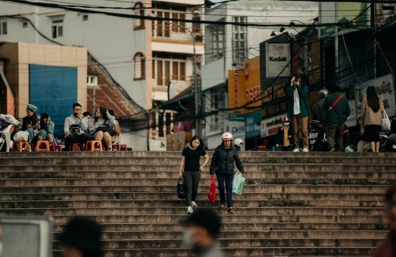 quan cafe trang tri tet dep o da lat 3